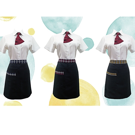 短版餐飲圍裙(47cm)